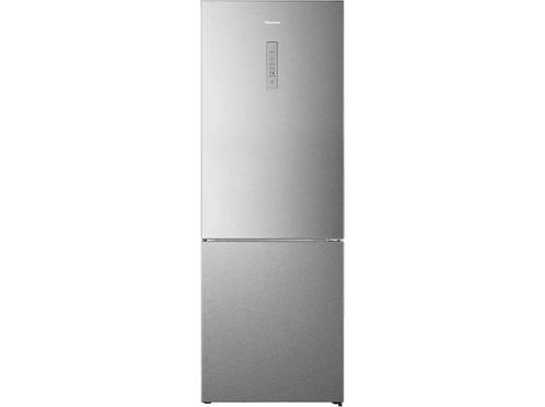 Hisense -   Koel-vriescombinatie Rvs, Witgoed en Apparatuur, Koelkasten en IJskasten, 200 liter of meer, Nieuw, Met aparte vriezer