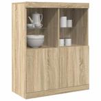 vidaXL Dressoir 81x37x100 cm bewerkt hout sonoma, Huis en Inrichting, Kasten | Overige, Verzenden, Nieuw