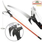 Telescopische Takkenzaag met Snoeischaar Oranje 2,60m, Verzenden, Nieuw