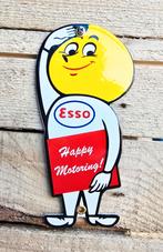 Esso happy motoring emaille bord, Verzamelen, Merken en Reclamevoorwerpen, Verzenden, Nieuw