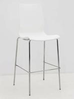 Barkruk Maxdesign Ricciolina kunststof kuip wit, onderstel, Zakelijke goederen, Horeca | Meubilair en Inrichting, Ophalen of Verzenden