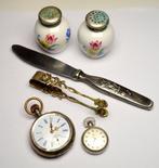 Themacollectie - 800 / 835 Zilver - Salter, peper- en, Antiek en Kunst