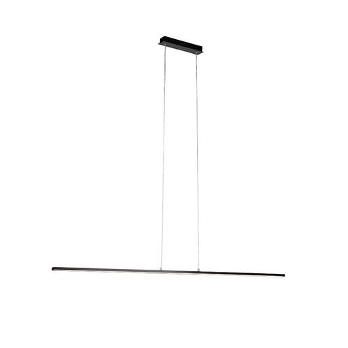 Moderne zwarte hanglamp 150 cm incl. LED - Banda, Huis en Inrichting, Lampen | Hanglampen, Nieuw, 75 cm of meer