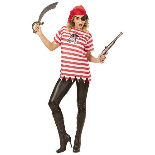 Piraat Shirt Dames, Kleding | Dames, Carnavalskleding en Feestkleding, Nieuw, Verzenden