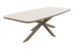 Soreno deens ovale tuintafel 240x110 cm. - Latte, Verzenden, Nieuw, Rond, Overige materialen