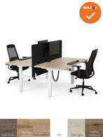 Duo bureau - slinger verstelbaar zit sta - maat en kleur bla, Werkplek, Ophalen of Verzenden, Gebruikt, Bureau