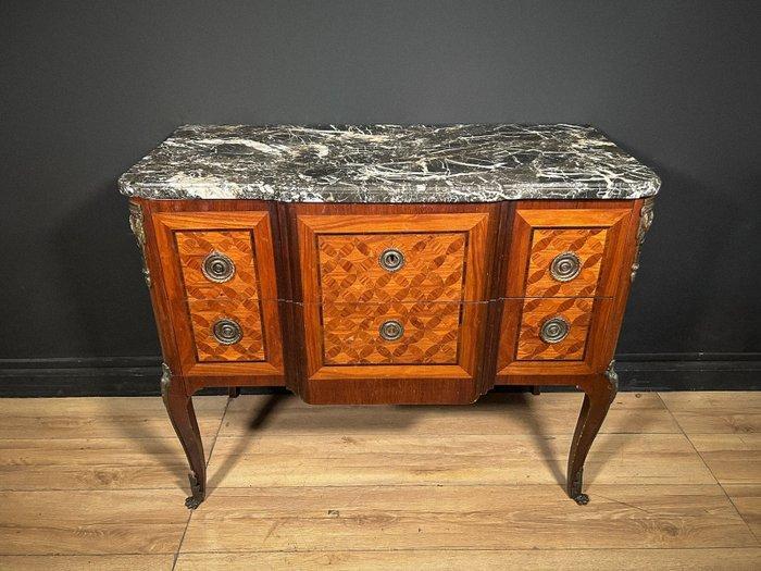 Commode - Hout, Brons, Marmer, Antiek en Kunst, Antiek | Overige Antiek