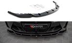 Voorspoiler V.2 BMW M4 G82 / M3 G80 / G81 Maxton Glans Zwart, Ophalen of Verzenden, Nieuw