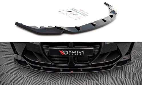 Voorspoiler V.2 BMW M4 G82 / M3 G80 / G81 Maxton Glans Zwart, Auto-onderdelen, Carrosserie en Plaatwerk, Ophalen of Verzenden