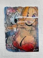 Alvin Silvrants (1979) - Donald Duck as 007 with Bond Girl, Nieuw