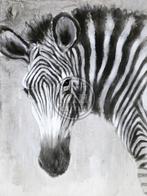 Olieverf schilderij Zebra van Ter Halle, Nieuw, Verzenden