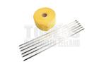 Uitlaat hitteband geel 5cm x 5 meter, Ophalen of Verzenden, Nieuw