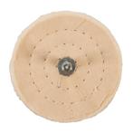 Silverline Polijstwiel - katoen - 40 lagen - 100 mm diame..., Auto diversen, Onderhoudsmiddelen, Ophalen of Verzenden