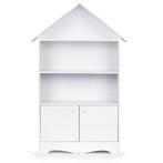 Speelgoedkast - kast huisje - 74x28x115 cm - wit, Ophalen of Verzenden, Nieuw