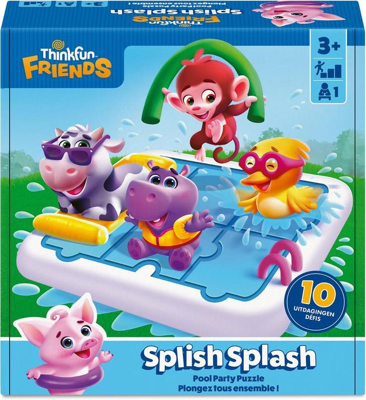 Splish Splash | ThinkFun Games - Kinderspellen, Hobby en Vrije tijd, Gezelschapsspellen | Bordspellen, Nieuw, Verzenden