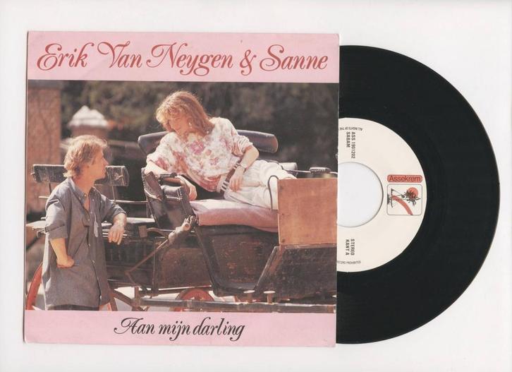 Erik Van Neygen & Sanne – Aan Mijn Darling / Mijn Stad (1-7, Cd's en Dvd's, Vinyl Singles, Ophalen of Verzenden