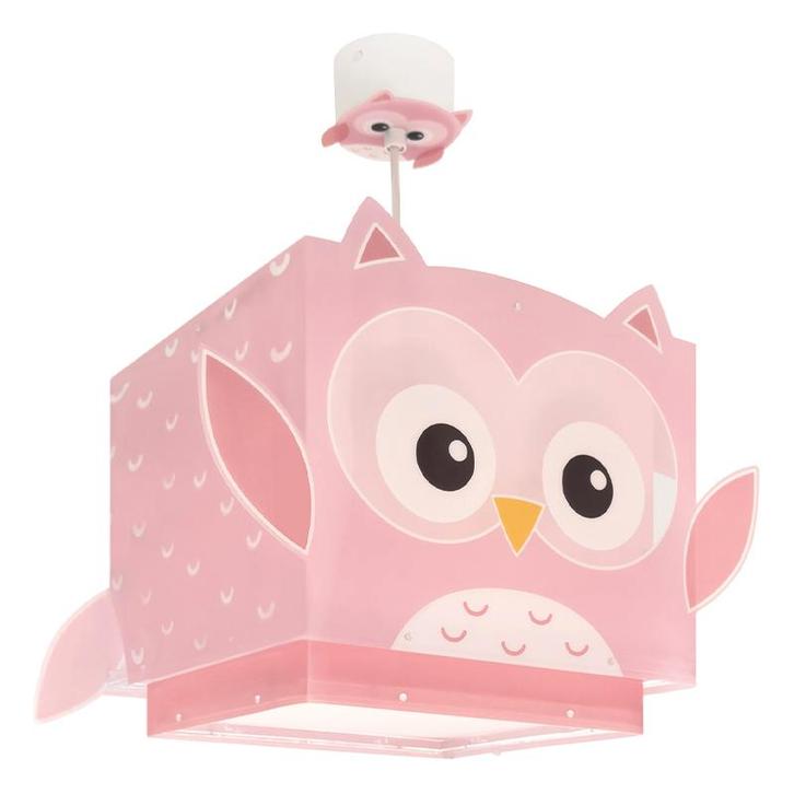 Roze kinderkamer hanglamp kunststof, Uiltjes, Kinderen en Baby's, Kinderkamer | Inrichting en Decoratie, Nieuw, Ophalen of Verzenden