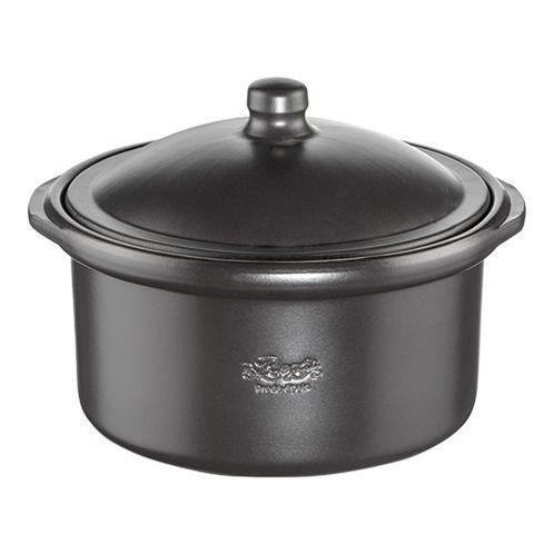 Cocotte met deksel zwart aardewerk - Ø14x7cm, Zakelijke goederen, Horeca | Keukenapparatuur, Nieuw in verpakking, Verzenden