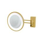 Decor Walther BS 36 Wandcosmeticaspiegel LED, goud mat - Ver, Huis en Inrichting, Verzenden, Nieuw