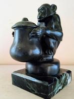 Max Le Verrier (1891-1973) - Inktpot - Singe à la Marmite