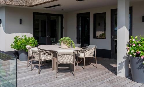 4 Seasons Outdoor Allora tuinset terre met Arizona tafel met, Tuin en Terras, Tuinsets en Loungesets, Ophalen of Verzenden