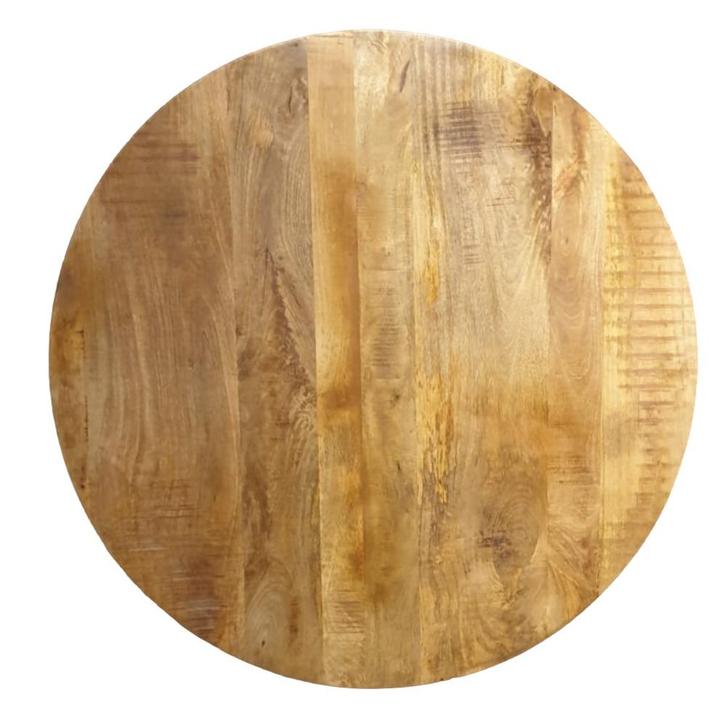 Mango Solid Round Table Top 110, Huis en Inrichting, Tafelonderdelen, Nieuw, Ophalen of Verzenden