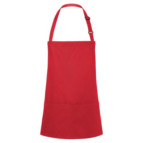 GGM Gastro | (6 stuks) KARLOWSKY | Slabbenschort Kort Basic, Huis en Inrichting, Keuken | Textiel, Rood, Nieuw, Schort, Verzenden