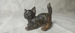 Pierre Chenet (XX-XXI) - sculptuur, Le Chat Joueur - 7.8 cm