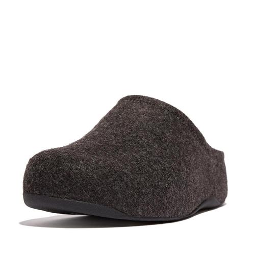 -0% FitFlop  FitFlop Shuv cushy vilten clogs pantoffels/slof, Kleding | Dames, Schoenen, Zwart, Nieuw, Verzenden