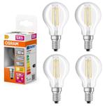 4 stuks Osram LED Kogellamp E14 4W/827 470lm | 3-staps di..., Ophalen of Verzenden, Nieuw