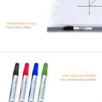 2dekans | Goliving Whiteboard met Stiften - 60 x 90 cm -, Huis en Inrichting, Ophalen of Verzenden, Zo goed als nieuw