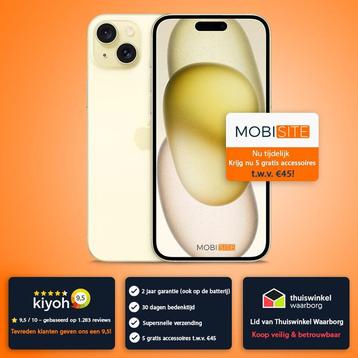 Apple iPhone 15 128 GB / Accu 100% beschikbaar voor biedingen