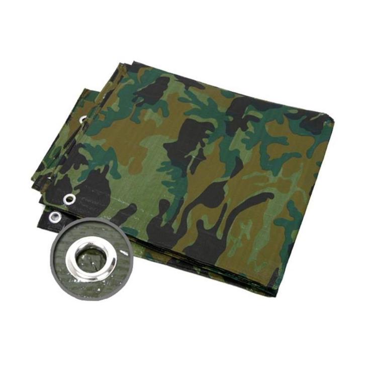 Benson Camouflage afdekzeil - verstevigde hoeken - UV-bes..., Auto diversen, Aanhangwagen-onderdelen, Nieuw, Ophalen of Verzenden