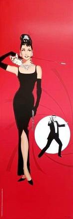 Antonio de Felipe (after) - Audrey Hepburn and James Bond -