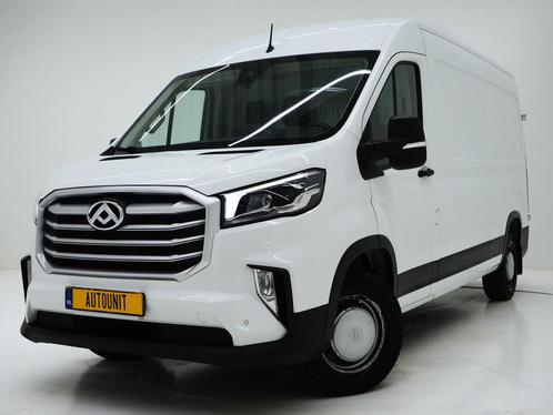 Maxus Deliver 9 2.0 CIT L3H2 Luxe 3 Zits, Auto's, Bestelauto's, Onderhoudsboekje, Lease, Zwart, Handgeschakeld, Financial lease
