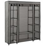 Kledingkast Stof Grijs 150cm - Retourdeal - 42% Korting!, Huis en Inrichting, 150 tot 200 cm, Nieuw, Ophalen of Verzenden, 150 tot 200 cm