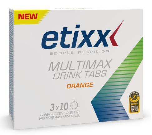 Multimax drink tabs - Etixx Sports Nutrition, Sport en Fitness, Gezondheidsproducten en Wellness, Poeder of Drank, Nieuw, Verzenden