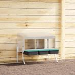 vidaXL Kippennestkast 3 compartimenten met poten, Verzenden, Nieuw