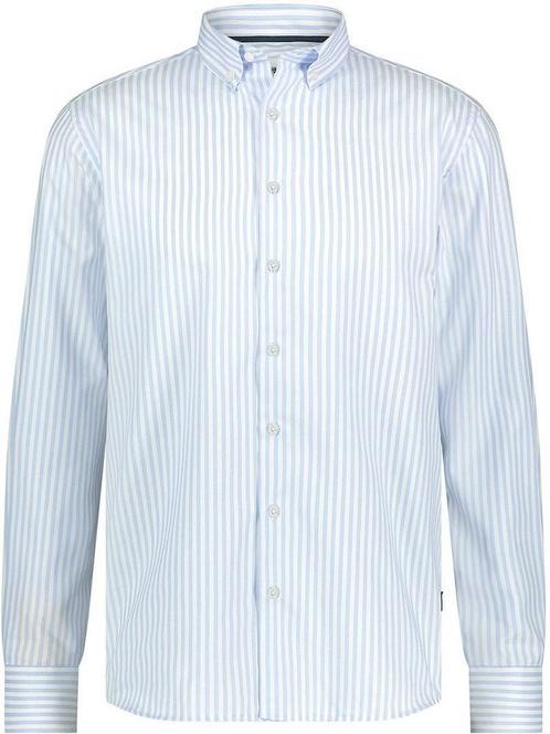 State Of Art Dobby Overhemd Streep Lichtblauw maat 4XL Heren, Kleding | Heren, Overhemden, Nieuw, Verzenden