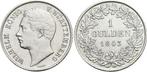 Gulden 1843 Wuerttemberg Wilhelm I 1816-1864, Postzegels en Munten, Verzenden