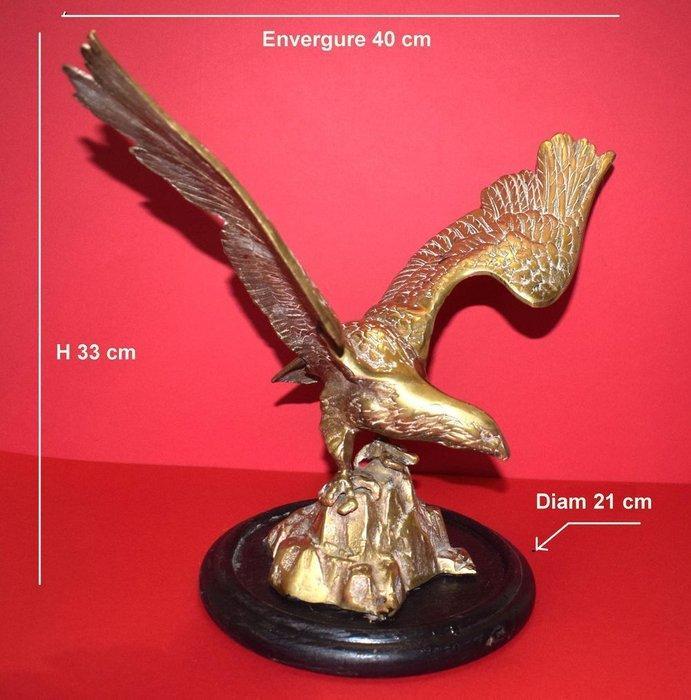 Decoratief ornament - lost-wax - Grote bronzen EAGLE 40 cm, Antiek en Kunst, Curiosa en Brocante