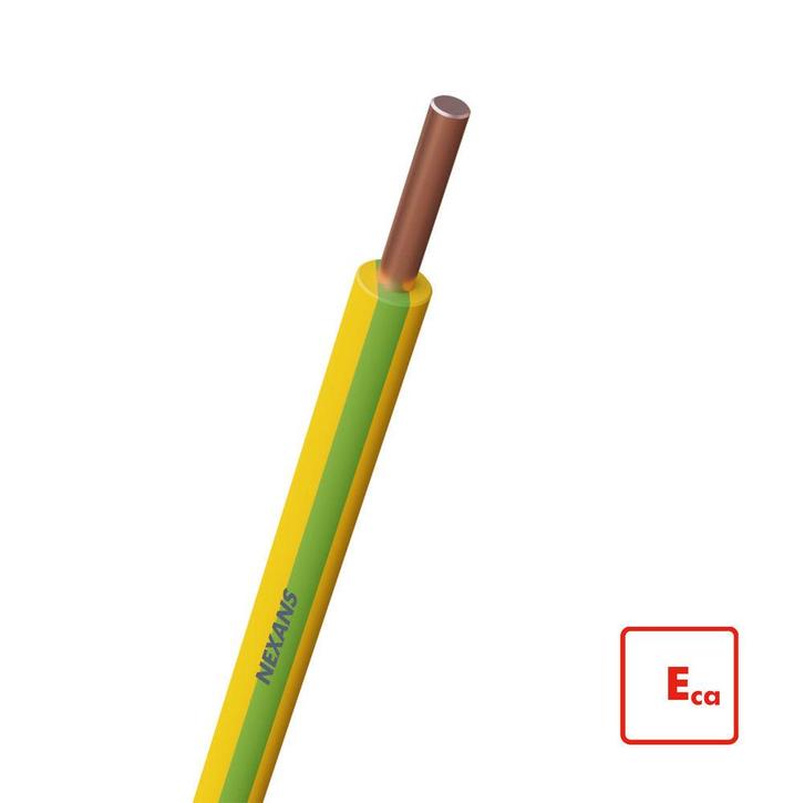 Nexans H07V-U Installatiedraad - 10533292 [100 Meter], Doe-het-zelf en Verbouw, Elektra en Kabels, Overige typen, Nieuw, Verzenden