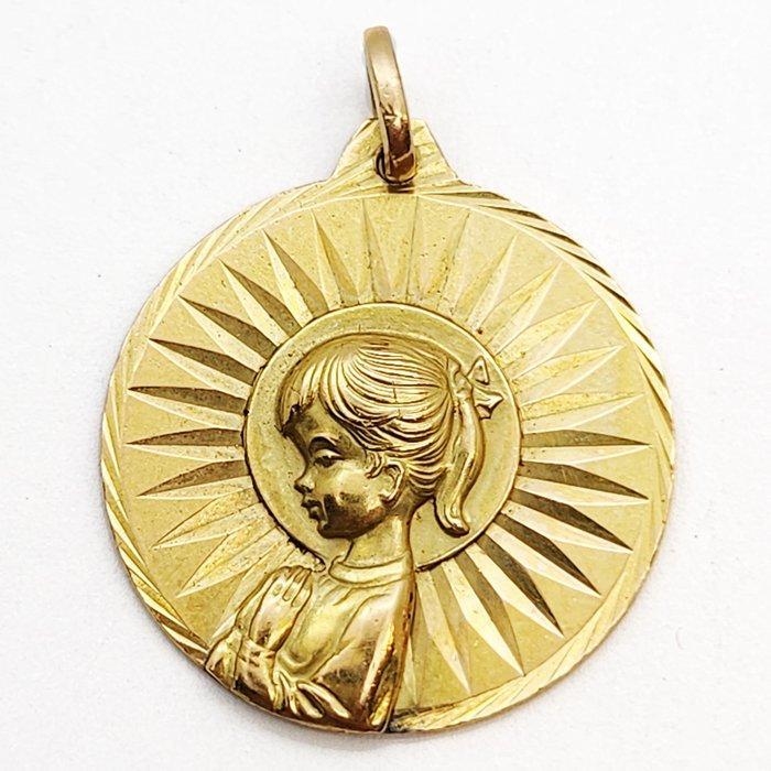 Kruishanger - 18 karaat Geel goud, Sieraden, Tassen en Uiterlijk, Antieke sieraden