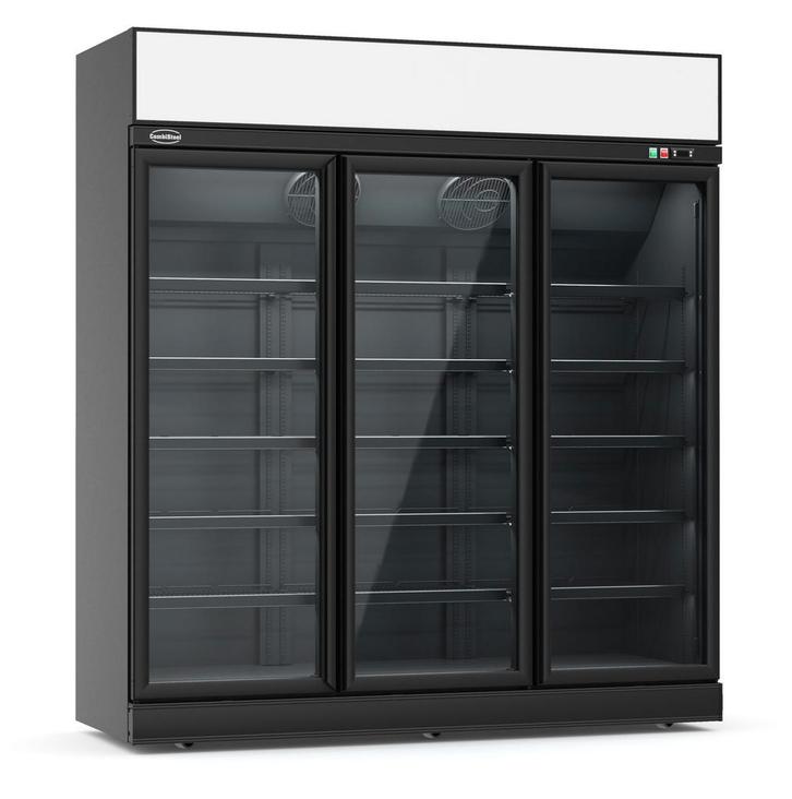 Combisteel Koelkast | 1530L | Zwart | 0°C/+10°C | Geforceerd, Witgoed en Apparatuur, Koelkasten en IJskasten, Ophalen of Verzenden