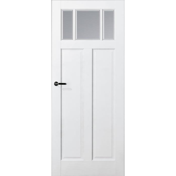 Skantrae binnendeur SKS 231 Facet blank glas, Doe-het-zelf en Verbouw, Deuren en Horren, Binnendeur, Zo goed als nieuw, Ophalen of Verzenden