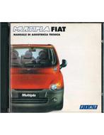 2000 FIAT MULTIPLA BENZINE DIESEL WERKPLAATSHANDBOEK CD, Auto diversen, Handleidingen en Instructieboekjes