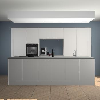 Zijdegrijze keuken Lodz 67093, Huis en Inrichting, Keuken | Complete keukens, Verzenden