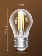 Aigostar Alexa gloeilamp, E27, slimme vintage ledlamp, G45,, Verzenden, Nieuw