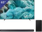 Samsung 65 inch QLED TV + Soundbar met Subwoofer, Audio, Tv en Foto, Soundbars, Nieuw
