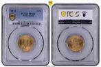 Gouden Wilhelmina 10 gulden 1913 MS66 gecertificeerd PCGS, Postzegels en Munten, Munten | Nederland, Verzenden, Goud, Koningin Wilhelmina